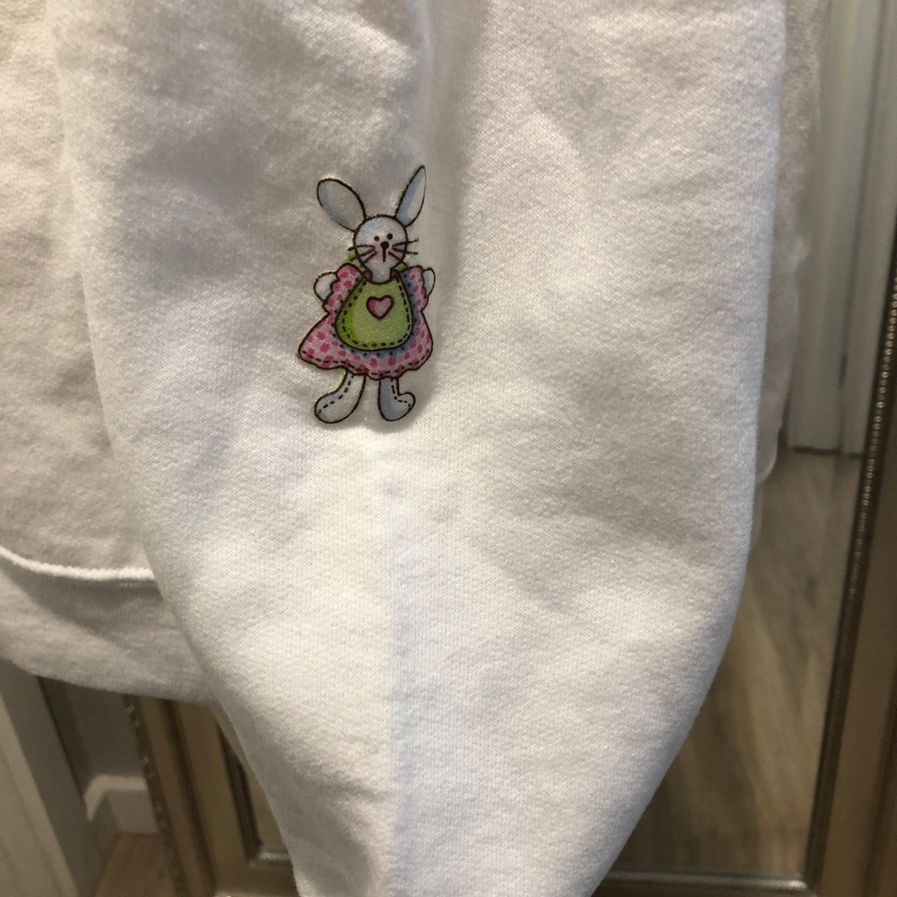VTG EASTER BUNNY RABBIT & DUCK CREWNECK SWEATSHIRT - Picture 5 of 6